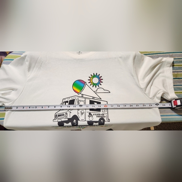 Converse White T-Shirt with Colorful Graphic - Picture 4 of 8